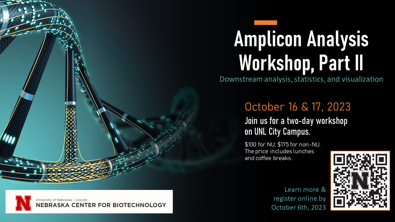Bioinformatics Fall 2023 Workshop Flyer