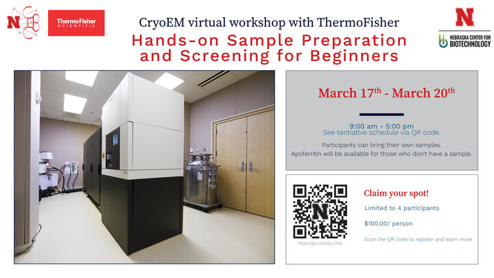 CryoEM March 2025 Workshop Flyer Information 