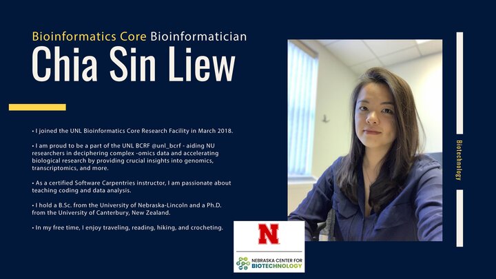 Bioinformatics spotlight on team member Chia Sin