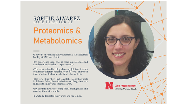 Feature of the Director of Nebraska Center for Biotechnology Proteomics and Metabolomics Core
