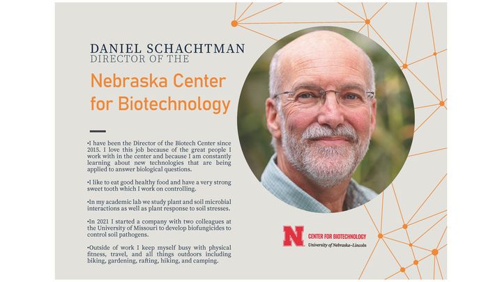 Feature of the Director of Nebraska Center for Biotechnology 